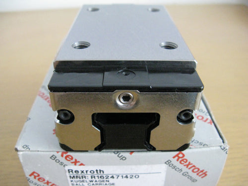 R162471420 BOSCH REXROTH RUNNER BLOCK BALL CARRIAGE LINEAR BEARINGS