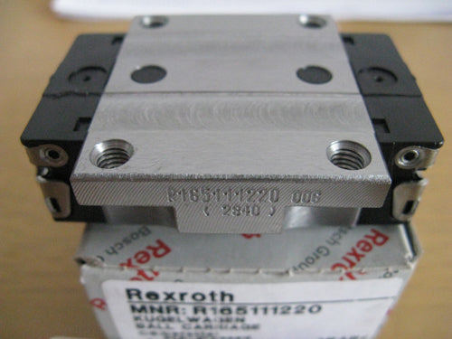 R165111220 BOSCH REXROTH RUNNER BLOCK BALL CARRIAGE LINEAR BEARINGS