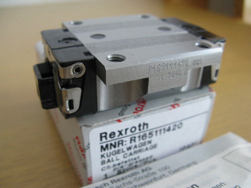 R165119420 BOSCH REXROTH RUNNER BLOCK BALL CARRIAGE LINEAR BEARINGS