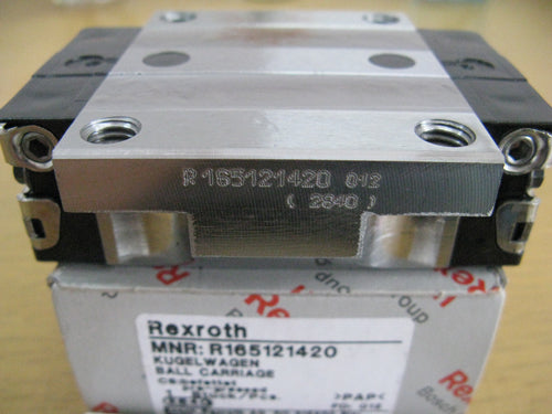 R165121420 BOSCH REXROTH RUNNER BLOCK LINEAR BEARINGS