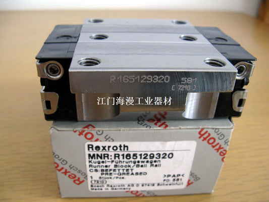 R165129320 BOSCH REXROTH RUNNER BLOCK LINEAR BEARINGS