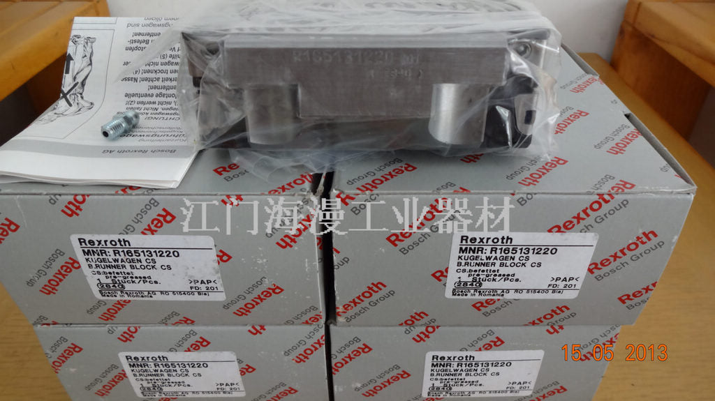 R165131220 BOSCH REXROTH RUNNER BLOCK BALL CARRIAGE LINEAR BEARINGS