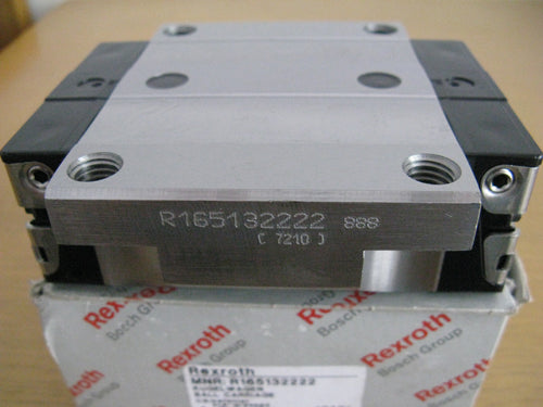 R165132222 BOSCH REXROTH RUNNER BLOCK BALL CARRIAGE LINEAR BEARINGS