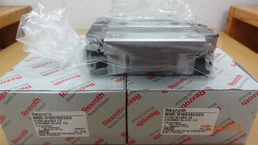 R165132320 BOSCH REXROTH RUNNER BLOCK BALL CARRIAGE LINEAR BEARINGS