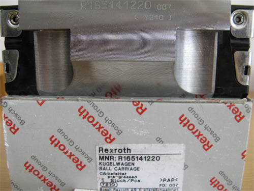 R165141220 BOSCH REXROTH RUNNER BLOCK BALL CARRIAGE LINEAR BEARINGS