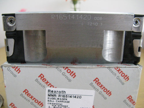 R165141420 Bosch Rexroth Runner Block Ball Carriage Linear Bearings