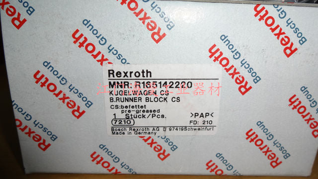 R165142220 BOSCH REXROTH RUNNER BLOCK BALL CARRIAGE LINEAR BEARINGS