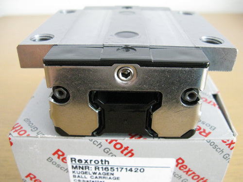 R165179420 BOSCH REXROTH RUNNER BLOCK BALL CARRIAGE LINEAR BEARINGS