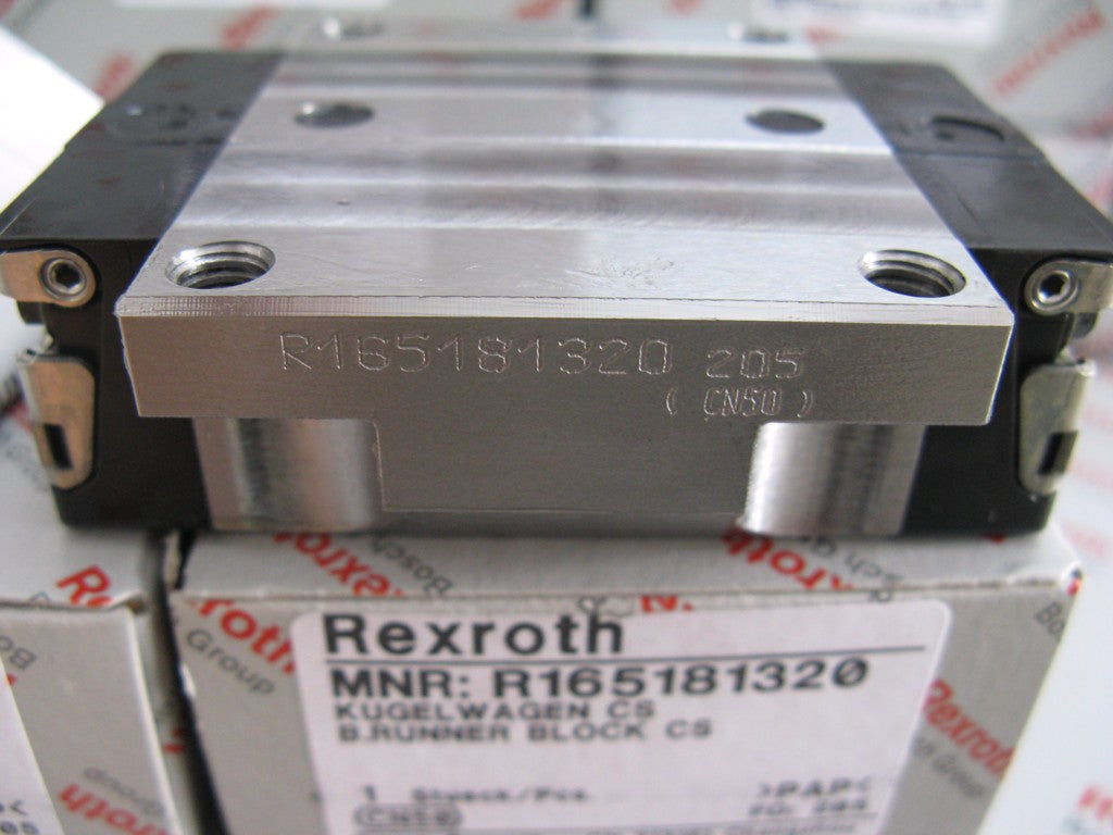 R165181220 Bosch Rexroth Runner Block Ball Carriage Linear Bearings