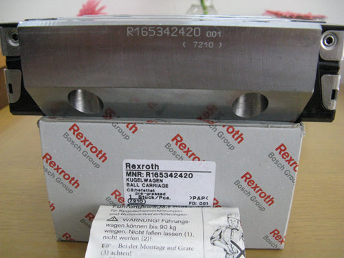 R165342420 Bosch Rexroth Runner Block Ball Carriage Linear Motion Bearings