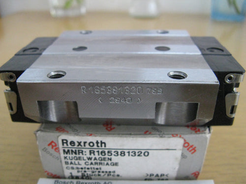 R165381220 Bosch Rexroth Runner Block Ball Carriage Linear Motion Bearings