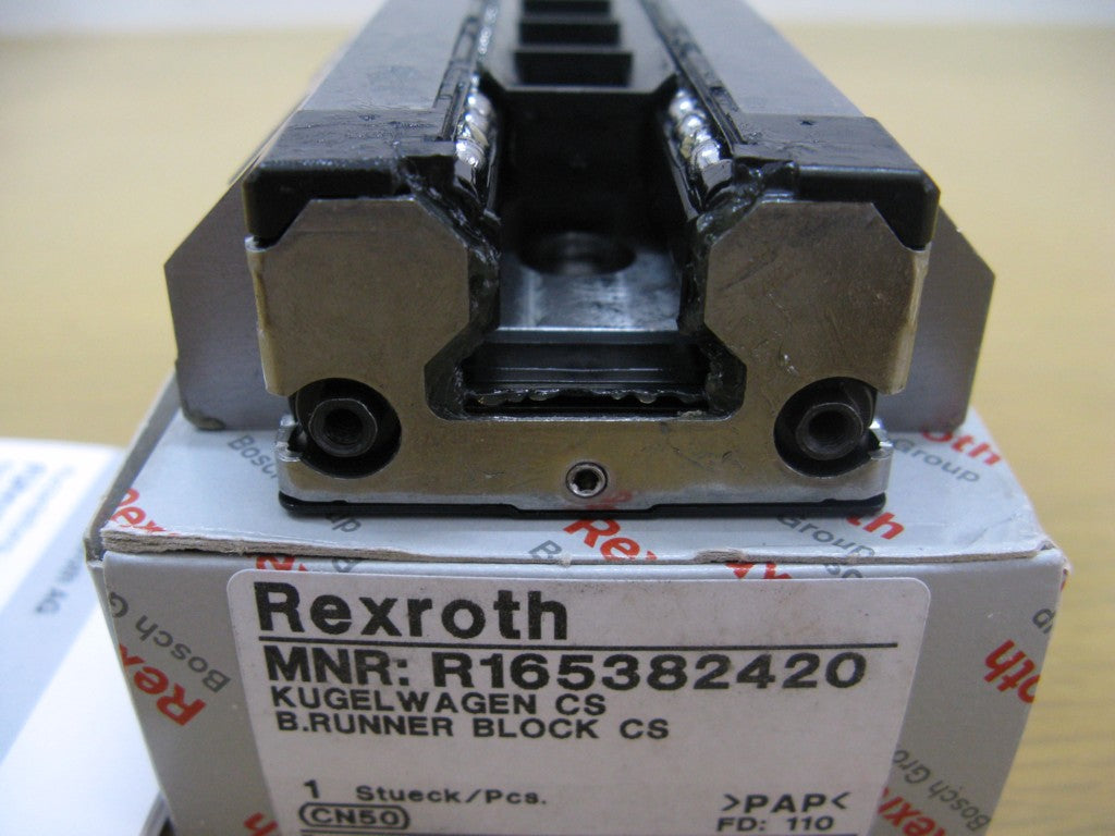 R165389420 Bosch Rexroth Runner Block Ball Carriage Linear Motion Bearings