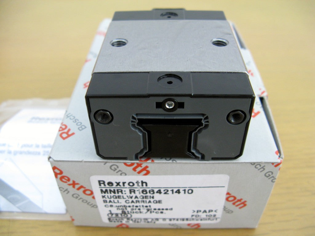 R166421310 Bosch Rexroth Runner Block Ball Carriage Linear Motion Bearings