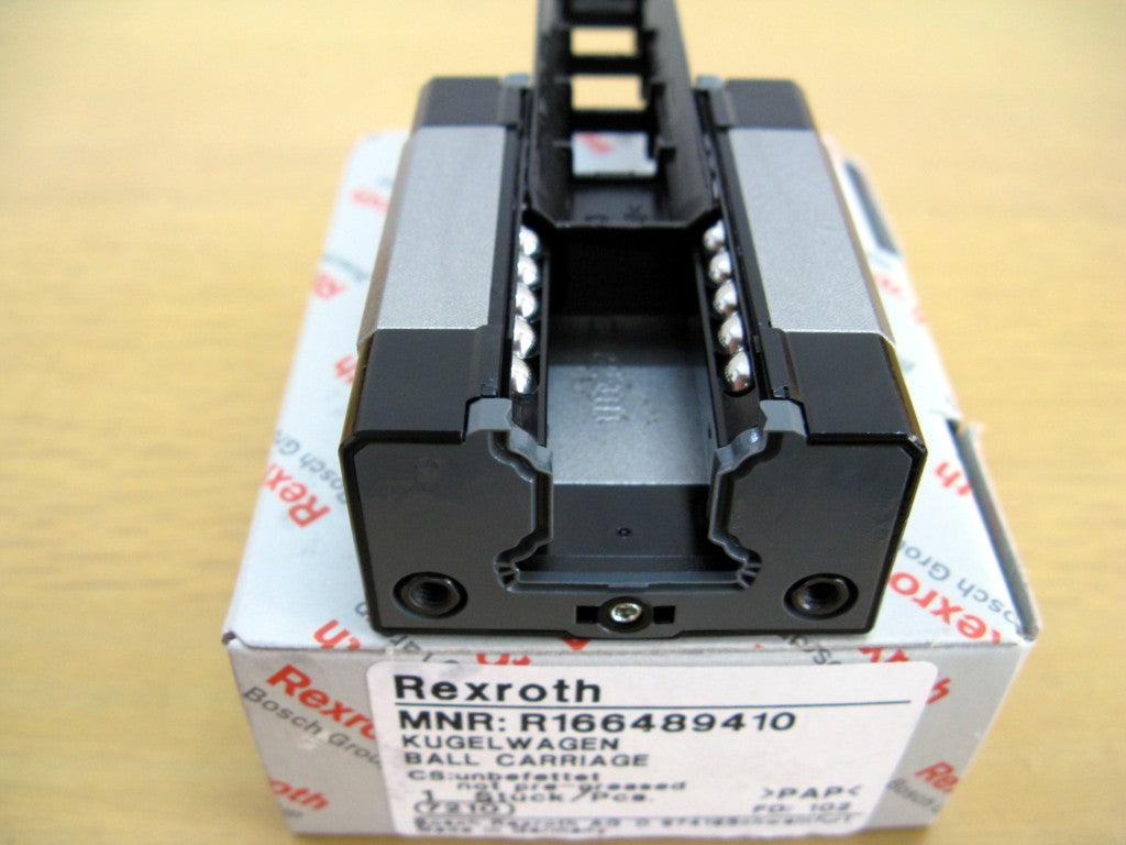 R166489310 Bosch Rexroth Runner Block Ball Carriage Linear Motion Bearings