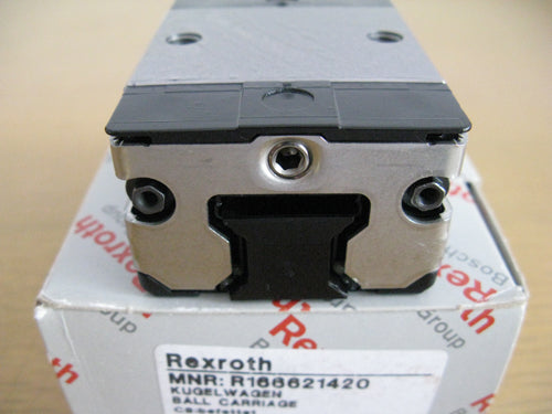 R166629320 Bosch Rexroth Runner Block Ball Carriage Linear Motion Bearings