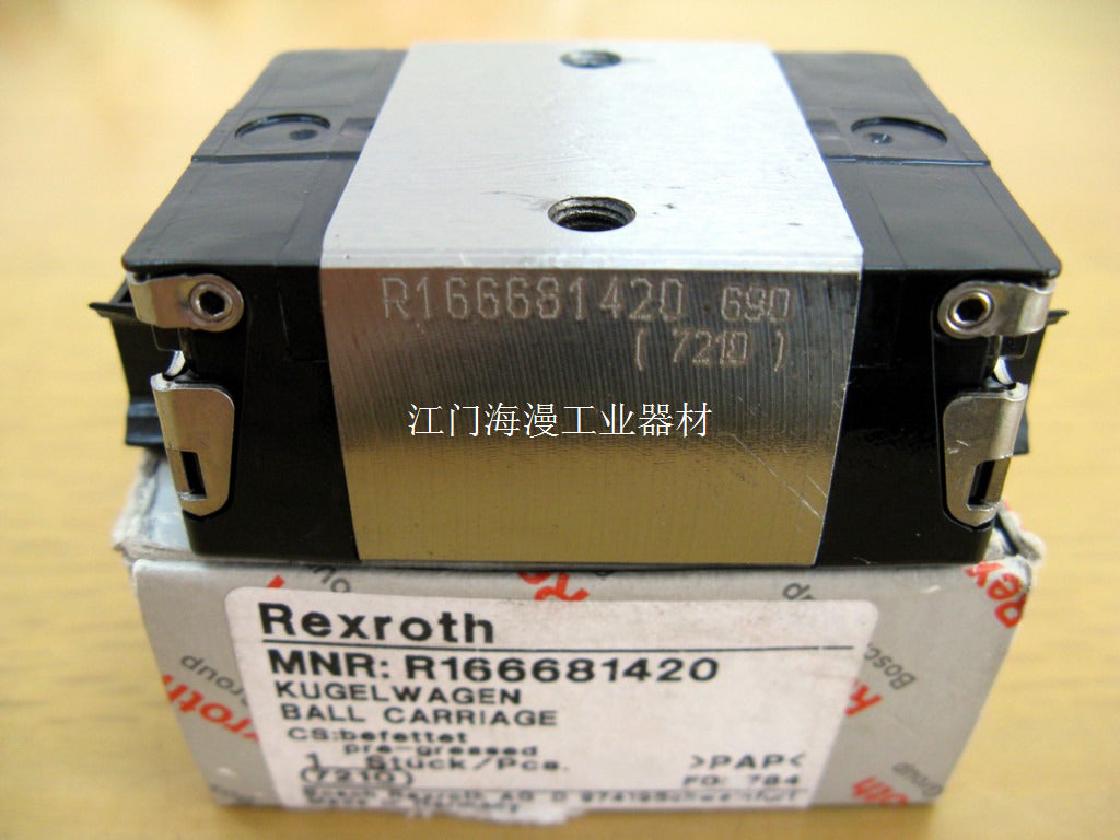 R166681420 Bosch Rexroth Runner Block Ball Carriage Linear Motion Bearings