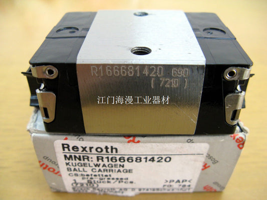 R166689420 Bosch Rexroth Runner Block Ball Carriage Linear Motion Bearings