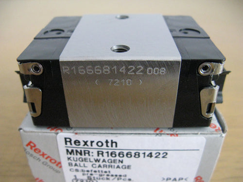 R166681422 Bosch Rexroth Runner Block Ball Carriage Linear Motion Bearings