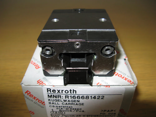 R166681422 Bosch Rexroth Runner Block Ball Carriage Linear Motion Bearings