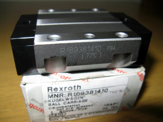 R169381310 Bosch Rexroth Runner Block Ball Carriage Linear Motion Bearings