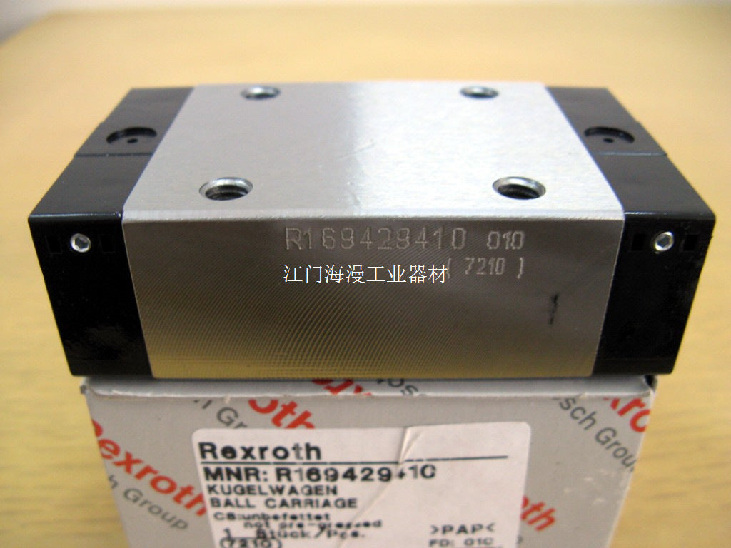 R169429310 Bosch Rexroth Runner Block Ball Carriage Linear Motion Bearings