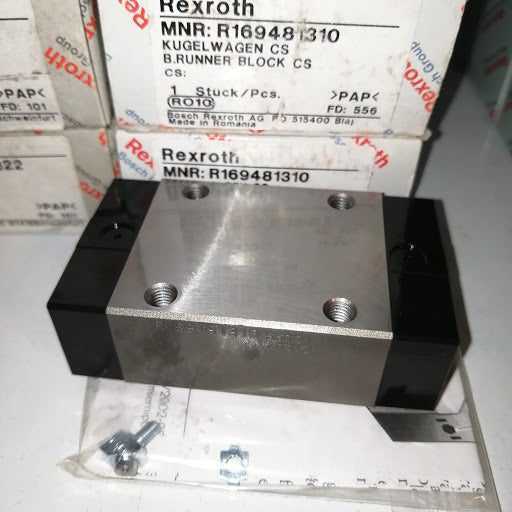 R169481310 Bosch Rexroth Runner Block Ball Carriage Linear Motion Bearings