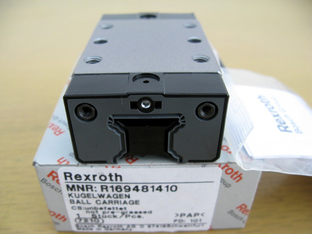 R169481410 Bosch Rexroth Runner Block Ball Carriage Linear Motion Bearings