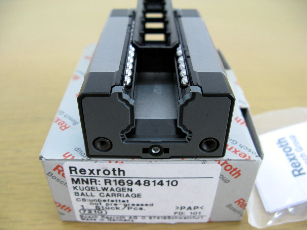 R169481410 Bosch Rexroth Runner Block Ball Carriage Linear Motion Bearings