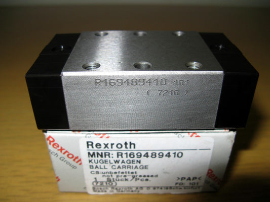 R169489410 Bosch Rexroth Runner Block Ball Carriage Linear Motion Bearings