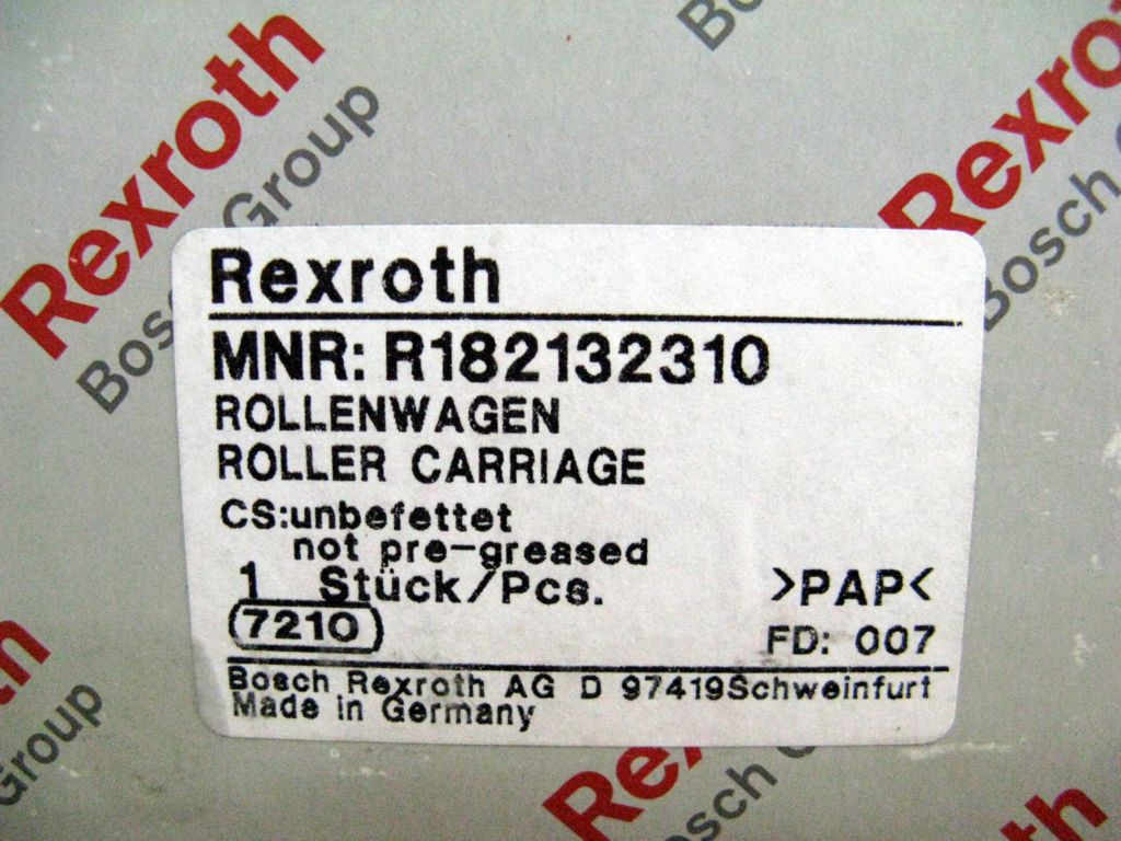 R182132210 Bosch Rexroth Roller Runner Block  Linear Motion Bearings