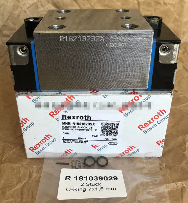 R18213232X Bosch Rexroth Roller Runner Block Linear Motion Bearings