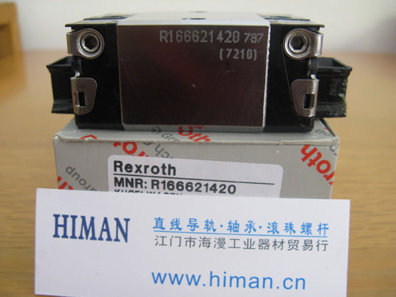 R166629320 Bosch Rexroth Runner Block Ball Carriage Linear Motion Bearings