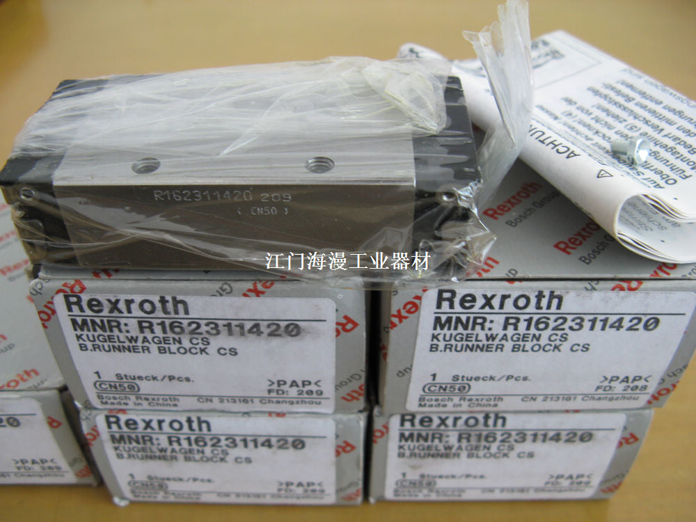 R162311420 BOSCH REXROTH RUNNER BLOCK BALL CARRIAGE LINEAR BEARINGS