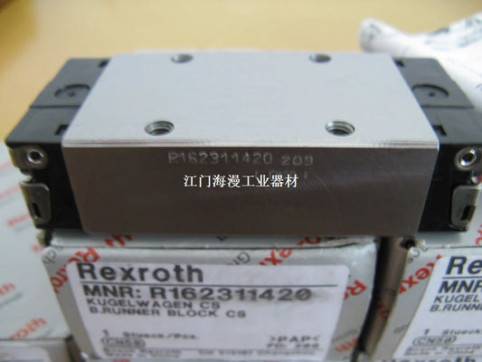 R162319420 BOSCH REXROTH RUNNER BLOCK BALL CARRIAGE LINEAR BEARINGS