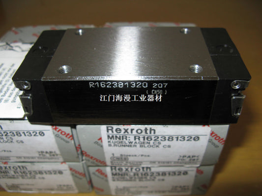 R162381220 BOSCH REXROTH RUNNER BLOCK BALL CARRIAGE LINEAR BEARINGS