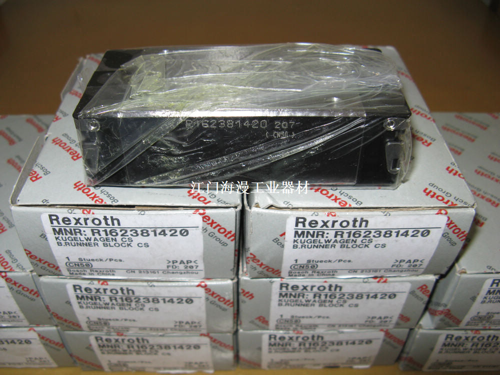 R162389420 BOSCH REXROTH RUNNER BLOCK BALL CARRIAGE LINEAR BEARINGS
