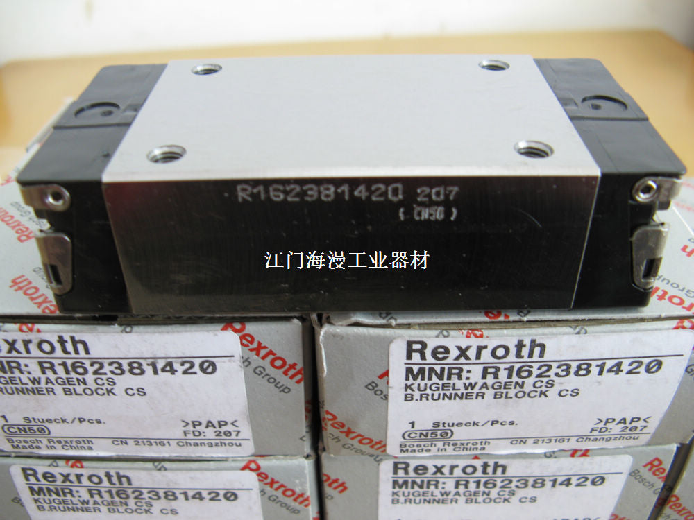 R162389420 BOSCH REXROTH RUNNER BLOCK BALL CARRIAGE LINEAR BEARINGS