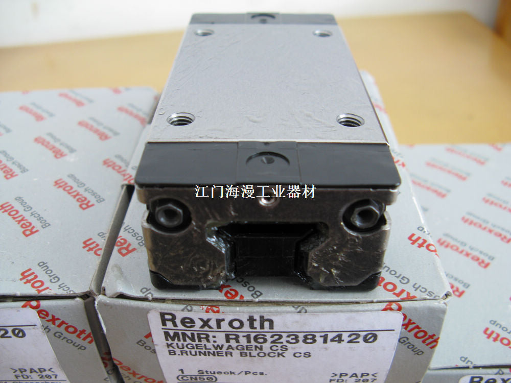 R162381420 BOSCH REXROTH RUNNER BLOCK BALL CARRIAGE LINEAR BEARINGS