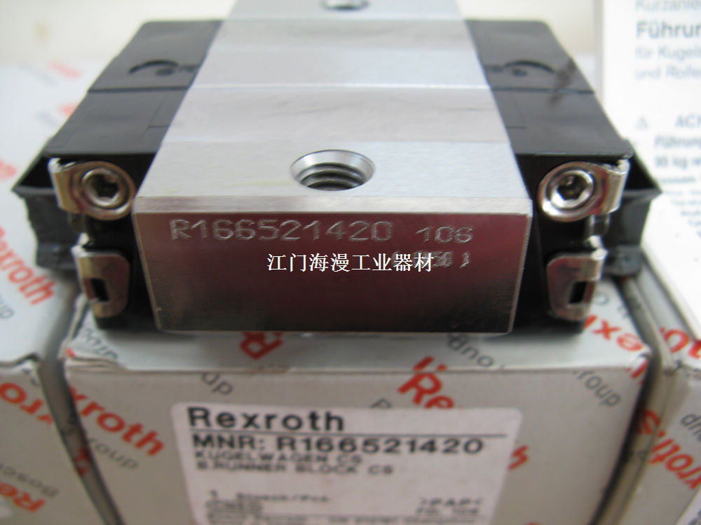 R166529420 Bosch Rexroth Runner Block Ball Carriage Linear Motion Bearings