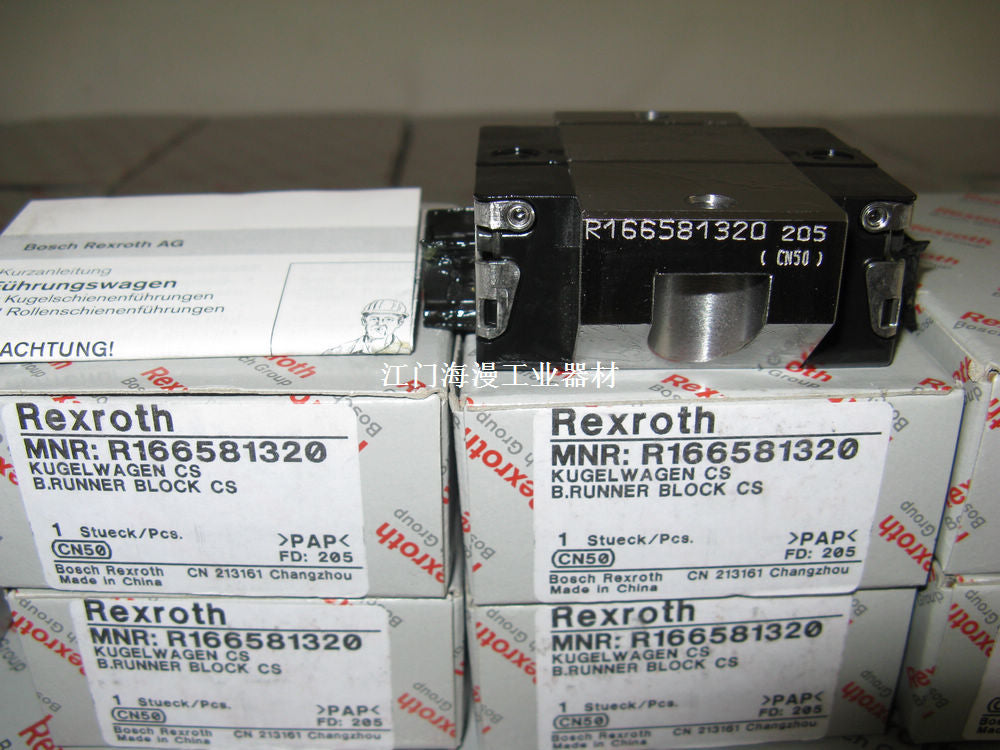 R166581320 Bosch Rexroth Runner Block Ball Carriage Linear Motion Bearings